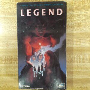 Legend 1985 VHS Ridley Scott Tom Cruise Tim Curry SCIFI Fantasy Cult  Classic VG